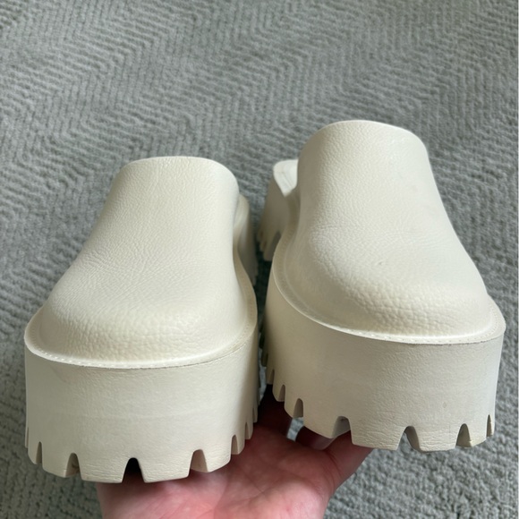 JEFFERY CAMPBELL Bae Platform Clog Cream 7/38 - Picture 5 of 8